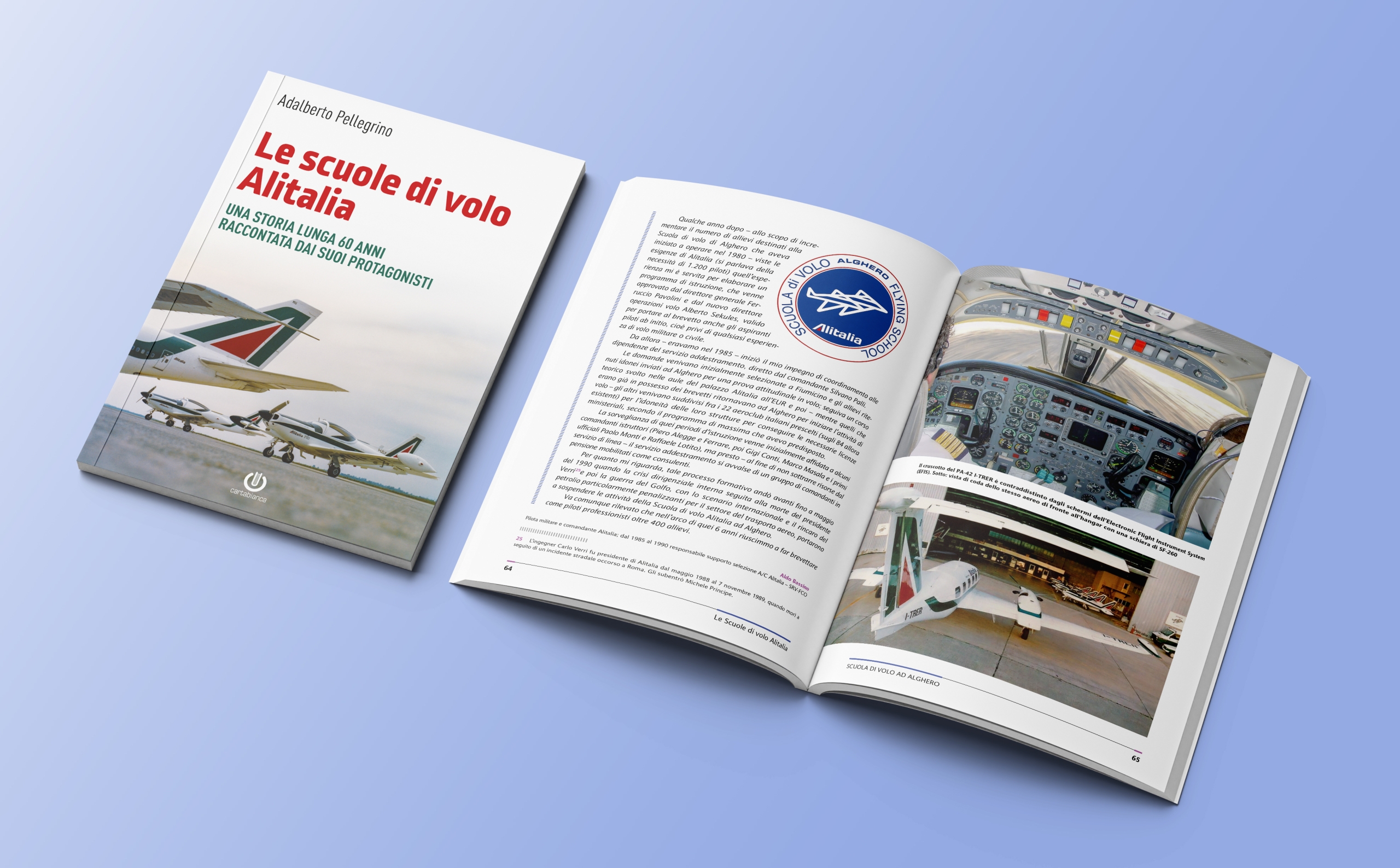 Presentazione del libro Le Scuole di volo Alitalia